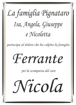 Partecipazione la famiglia Pignataro per Ferrante_page-0001