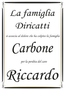 Partecipazione la famiglia Diricatti per Carbone_page-0001