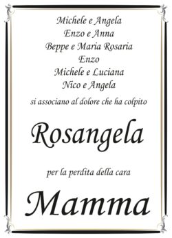 Partecipazione gli amici di Rosangela Minutillo