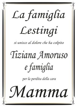 Partecipazione la famiglia Lestingi per Amoruso_page-0001