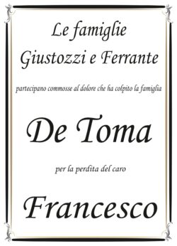Partecipazione la famiglia Giustozzi per De Toma_page-0001