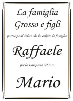 Partecipazione la famiglia Grosso per Raffaele_page-0001