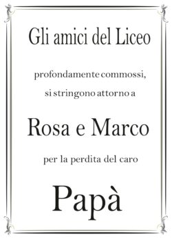 Partecipazione gli amici del liceo